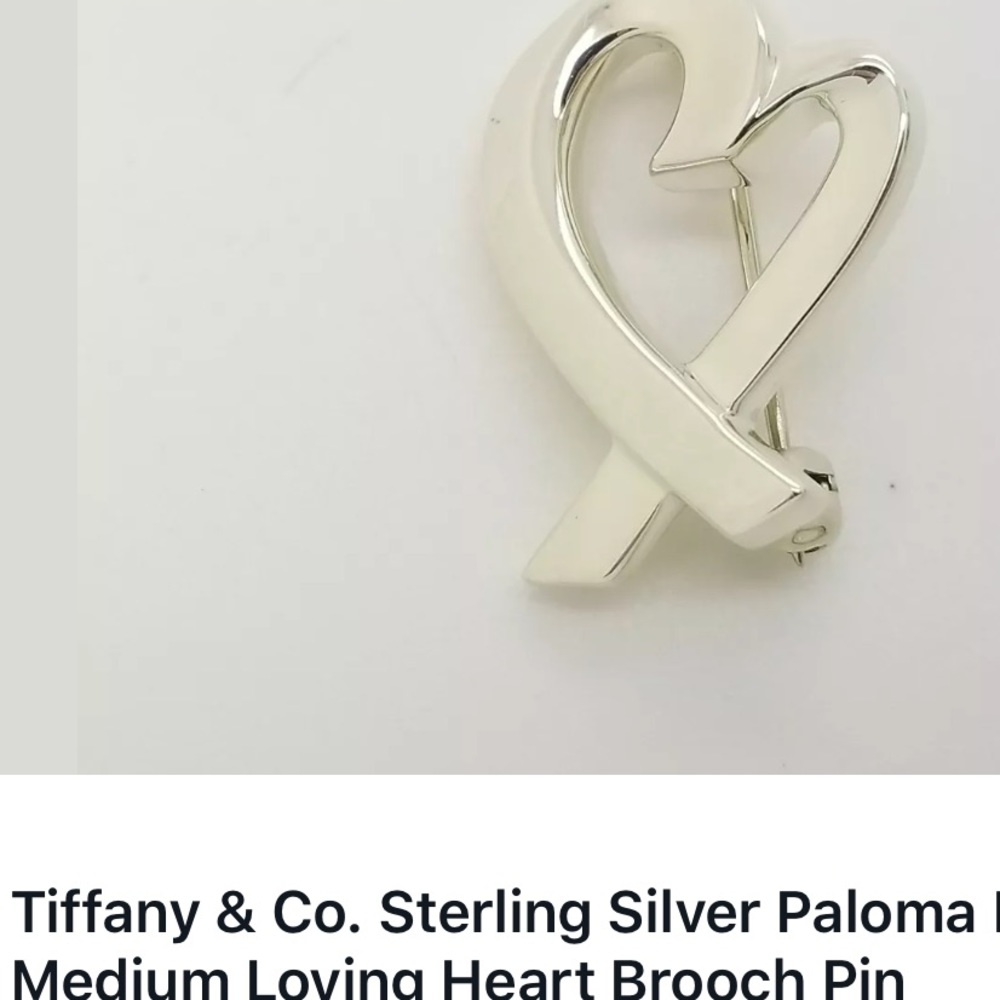 TIFFANY & CO. PALOMA PICASSO STERLING BROOCH PIN